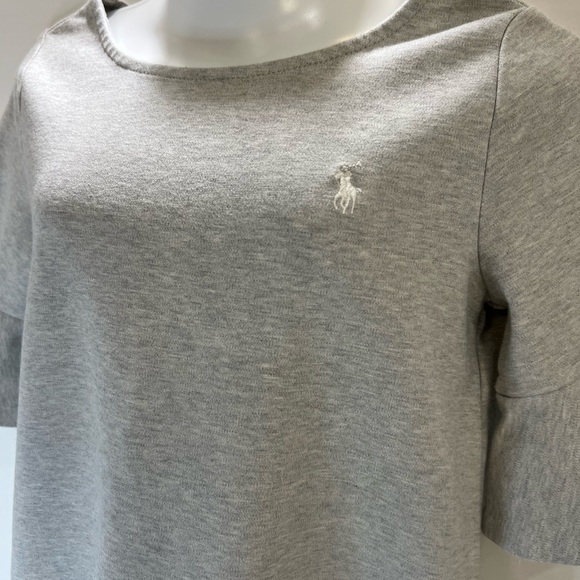 Ralph Lauren Gray Sheath Dress with Bell Sleeves - Picture 2 of 11